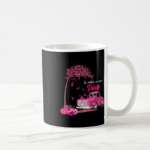 Mug En Octobre Nous Portons Pink Truck Certifié Cancer