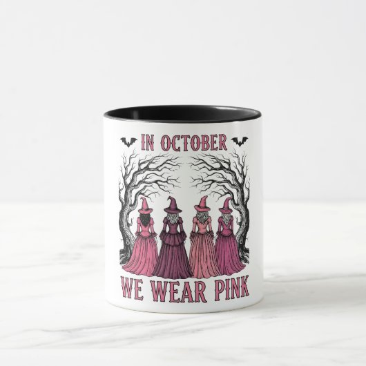 Mug En Octobre Nous Portons Rose (Centre)