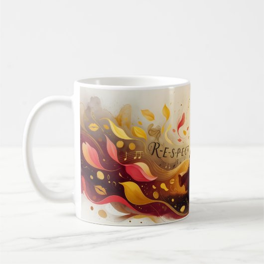 Mug en or Art Respectueux de l'Âme (Gauche)