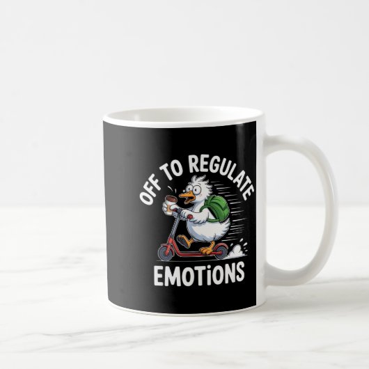 Mug En partance pour réguler les émotions oie (Droite)