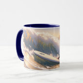 Mug En route pour attraper une vague (Devant gauche)