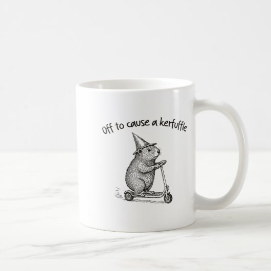 Mug En route pour causer un chahut drôle scooter hamst (Droite)