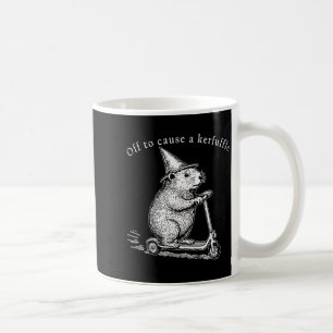 Mug En route pour causer une agitation, Funny Groundho