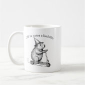 Mug En route pour causer une agitation, Funny Groundho (Gauche)