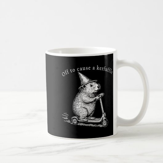 Mug En route pour causer une agitation Funny Groundhog (Droite)