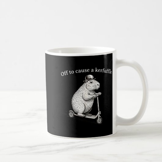 Mug En route pour causer une agitation Funny Silly Gro (Droite)