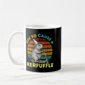 Mug En route pour causer une pagaille drôle Groundhog (Gauche)