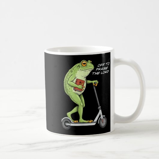 Mug En route pour louer le Seigneur Drôle de Grenouill (Droite)