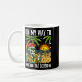 Mug En route pour prendre de mauvaises décisions squel (Gauche)