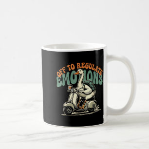 Mug En route pour réguler les émotions drôle de scoote