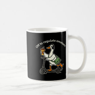 Mug En route pour réguler les émotions drôle d'oie idi