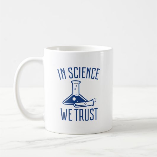 Mug En science, nous avons confiance (Gauche)