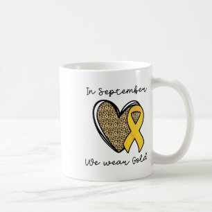Mug En septembre, nous portons Or Ruban arc-en-ciel En