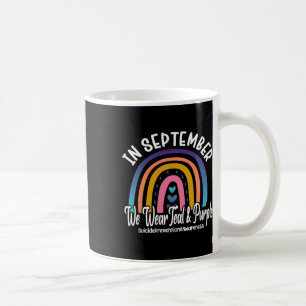 Mug En Septembre Nous Portons Turquoise Et Violet Suic