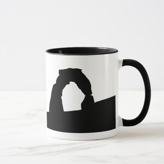Mug en silhouette d'arc délicate (Droite)