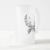 Mug en silhouette papillon (Devant droit)