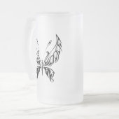 Mug en silhouette papillon (Devant gauche)