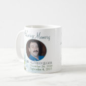 Mug En souvenir affectueux de mémorial de mémoire (Devant gauche)