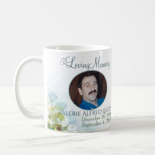 Mug En souvenir affectueux de mémorial de mémoire (Gauche)