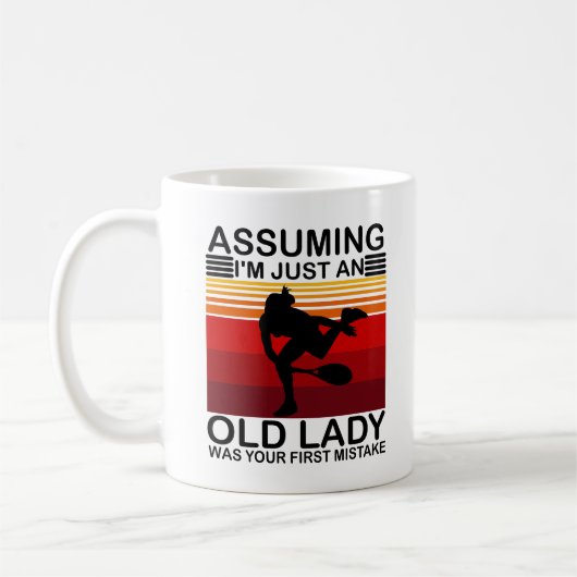 Mug En supposant que je ne suis qu'une vieille dame ét (Gauche)