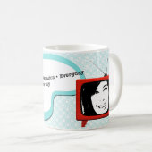 Mug En-tête de blog rétro (Devant droit)