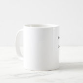 Mug En travaillant fidèlement huit heures par jour, vo (Devant gauche)