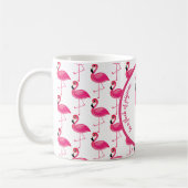 Mug En troupeau des pigeons, soyez un Flamant rose (Gauche)