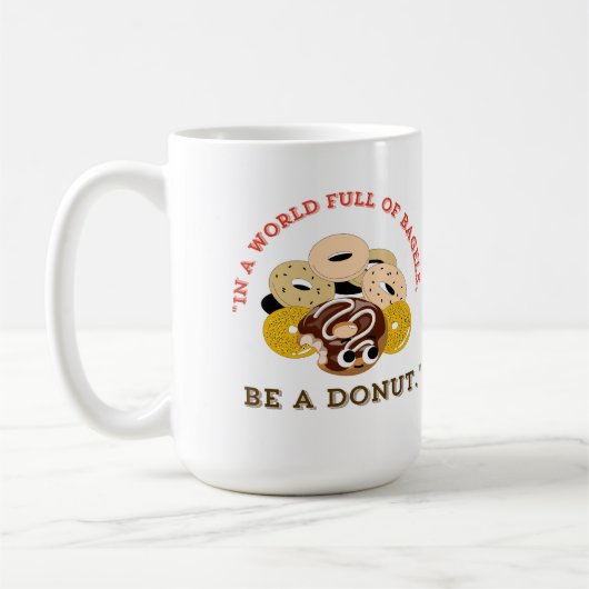 MUG EN UN MOT DE SACS, SOYEZ UN DONUTS (Gauche)