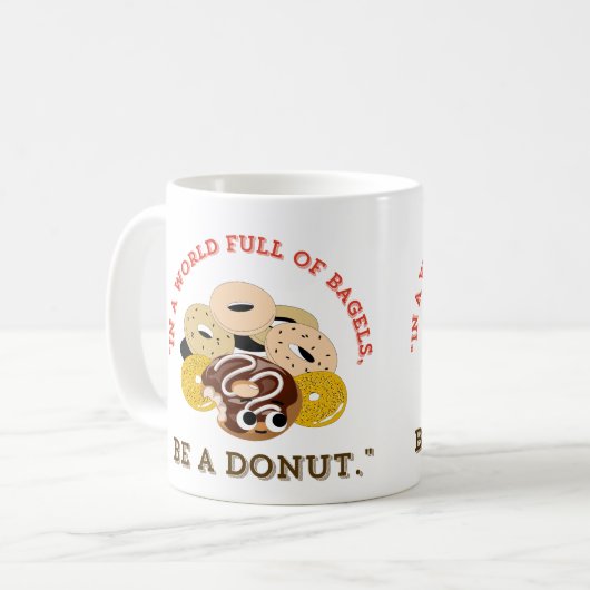 MUG EN UN MOT DE SACS, SOYEZ UN DONUTS (Devant gauche)
