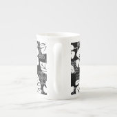 MUG EN VAISSELLE ANGLAISE NOIR ALOHA FRIDAY (Dos)
