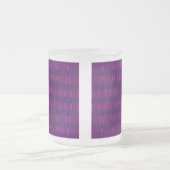 Mug en verre à menthe - Abstrait (Centre)