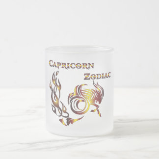 Mug en verre Capricorne Zodiaque