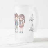 Mug en verre convivial (Devant droit)