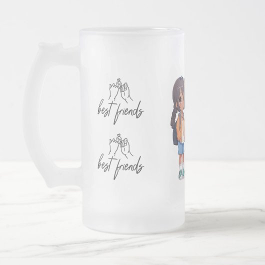 Mug en verre convivial (Gauche)