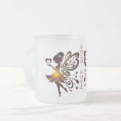 Mug en verre d'amour doré (Devant gauche)