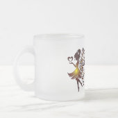 Mug en verre d'amour doré (Gauche)