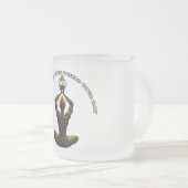 Mug en verre dépoli, 10 oz (Devant droit)