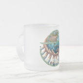 Mug en verre dépoli, 10 oz (Devant gauche)