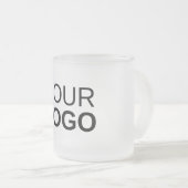 Mug en verre dépoli - 10 oz (Devant droit)