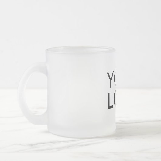 Mug en verre dépoli - 10 oz (Gauche)