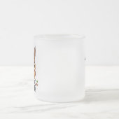 Mug en verre dépoli 10oz : Mon père Mon vieux moi (Centre)