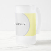Mug en verre dépoli, 16 oz (Devant droit)