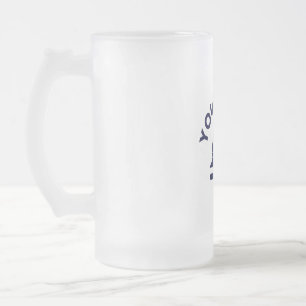 Mug en verre dépoli (16 oz)