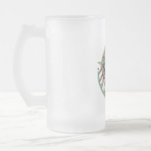 Mug en verre dépoli, 16 oz
