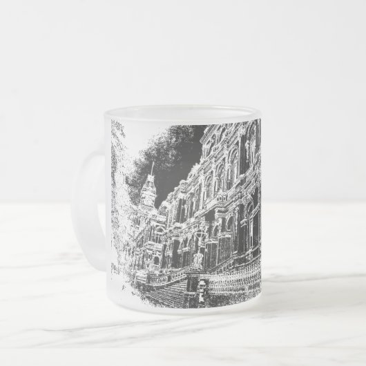 Mug en verre dépoli, 296 ml (Devant gauche)