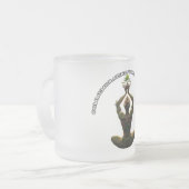 Mug en verre dépoli, 300 ml (Devant gauche)