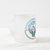 Mug en verre dépoli, 300 ml (Devant gauche)
