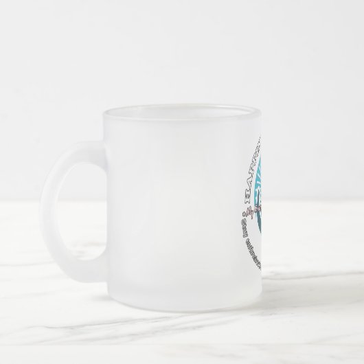 Mug en verre dépoli, 300 ml (Gauche)
