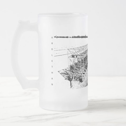Mug en verre dépoli, 473 ml (Gauche)