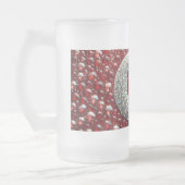 Mug en verre dépoli avec des couleurs turques (Gauche)